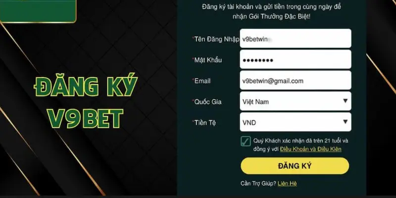Đăng ký Ưu điểm khi đăng ký V9BET